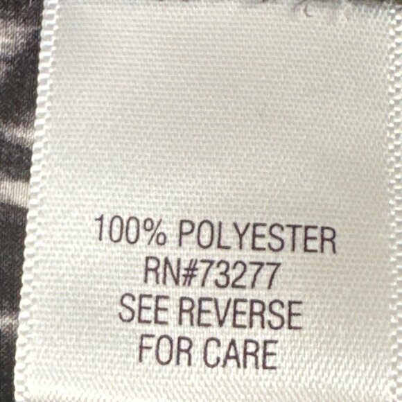 APT. 9 Abstract Black and White Print Polyester Tank Top Blouse Size S - Picture 9 of 11